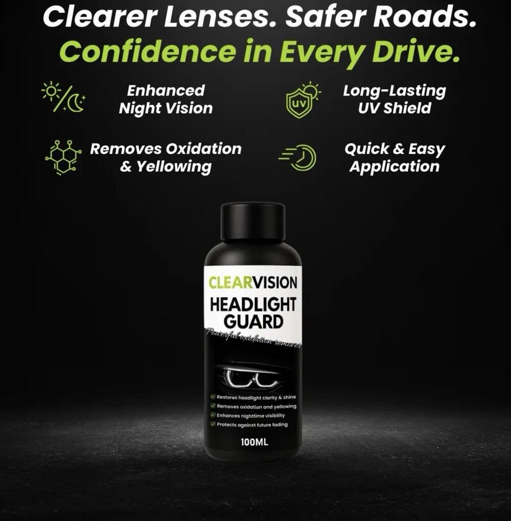 ClearVision– HeadlightGuard | Lens Restorer & UV Protector